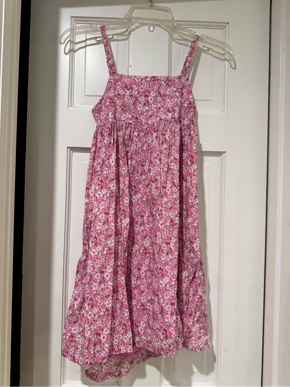 Gap Girls Pink Floral Sundress - Lightweight Strappy Dress
